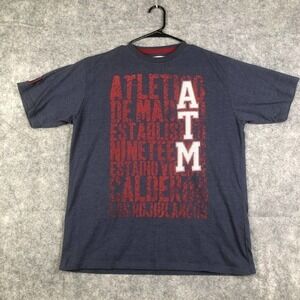 ATLETICO DE MADRID T-Shirt Football Shirt XL Men's Vintage Soccer Crewneck